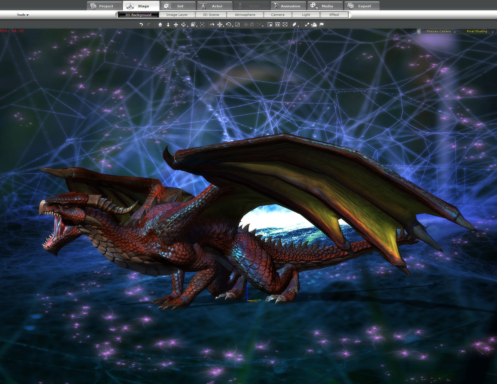 3Dfoin - Dragon Boss Low-poly 3D model_2