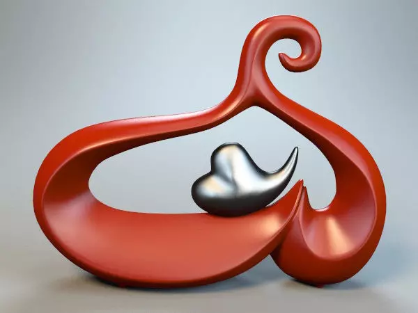 Black Hear m1 3D model_0