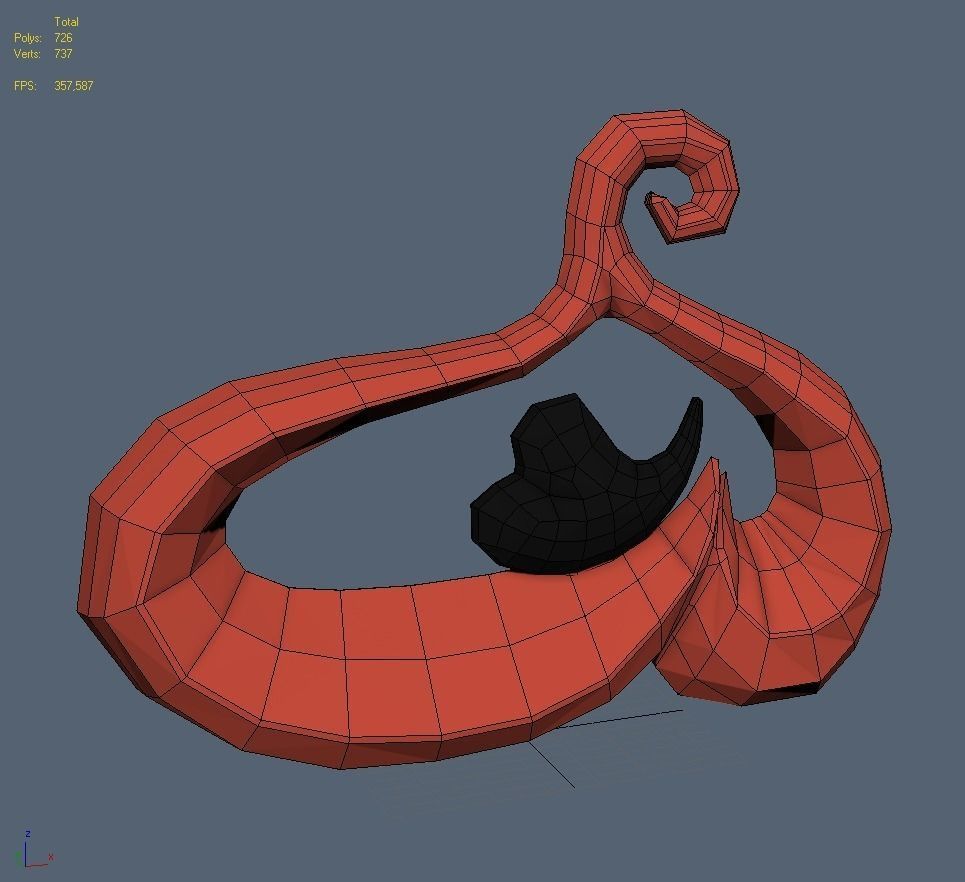 Black Hear m1 3D model_6