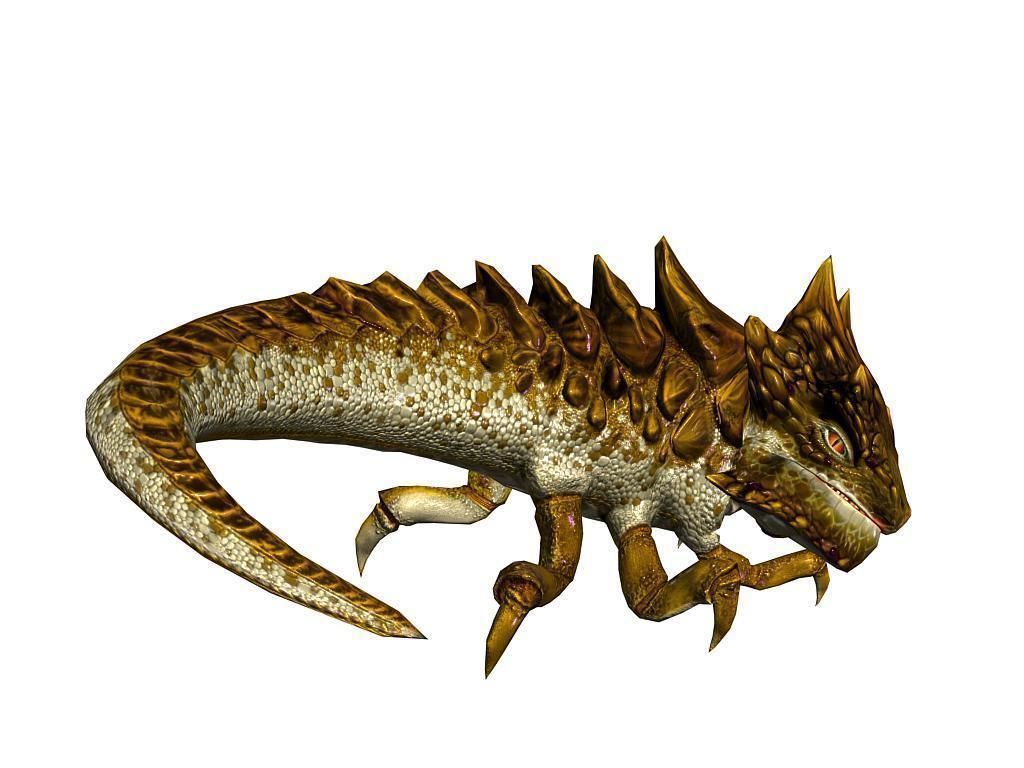 3Dfoin - Dragon Bug Low-poly 3D model_7