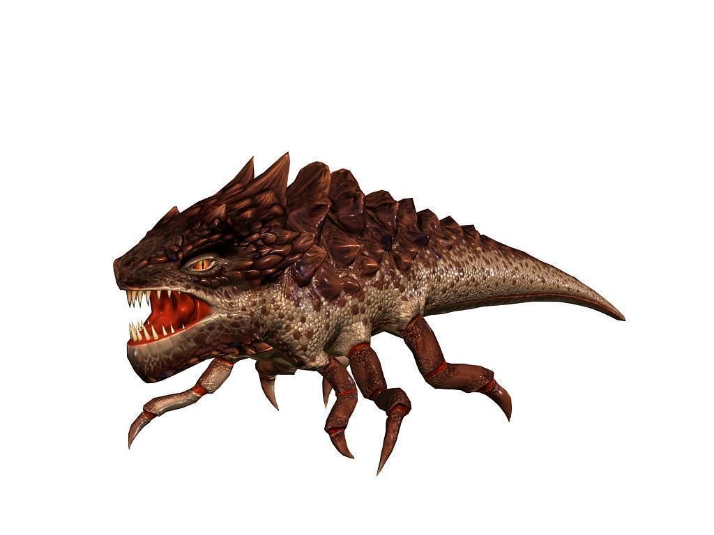 3Dfoin - Dragon Bug Low-poly 3D model_11