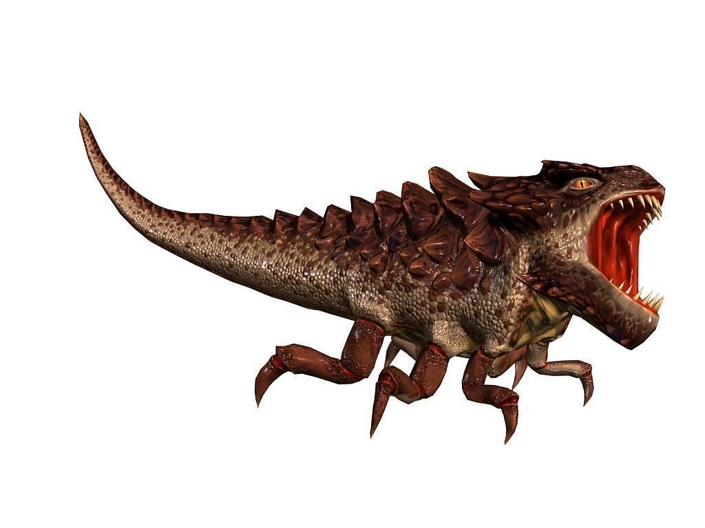 3Dfoin - Dragon Bug Low-poly 3D model_5