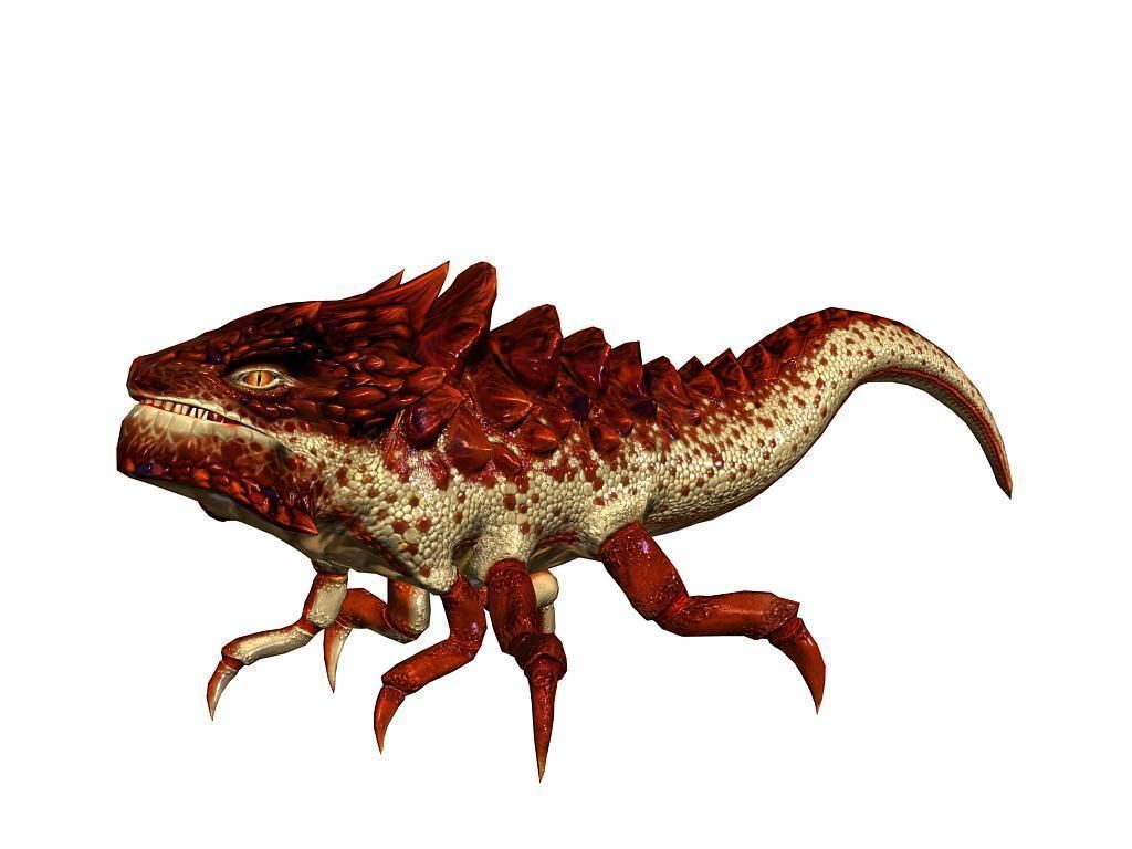 3Dfoin - Dragon Bug Low-poly 3D model_2