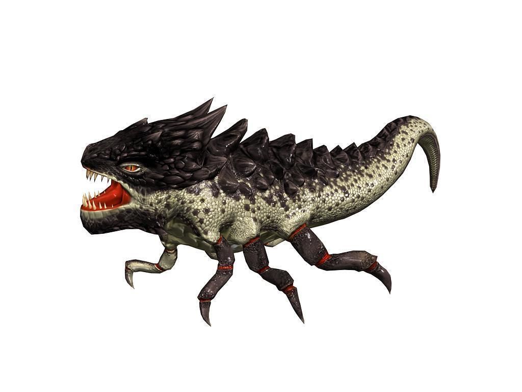 3Dfoin - Dragon Bug Low-poly 3D model_16