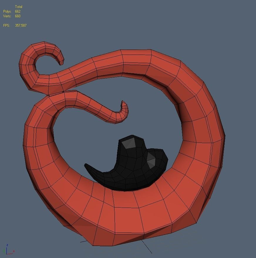 Black Heart m2 3D model_6