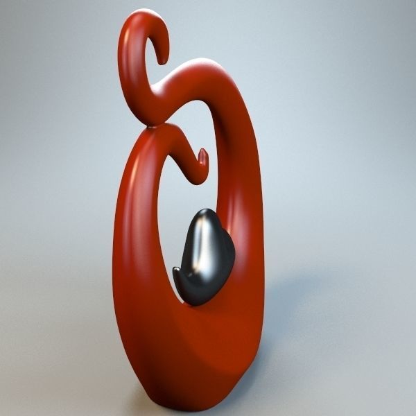 Black Heart m2 3D model_2