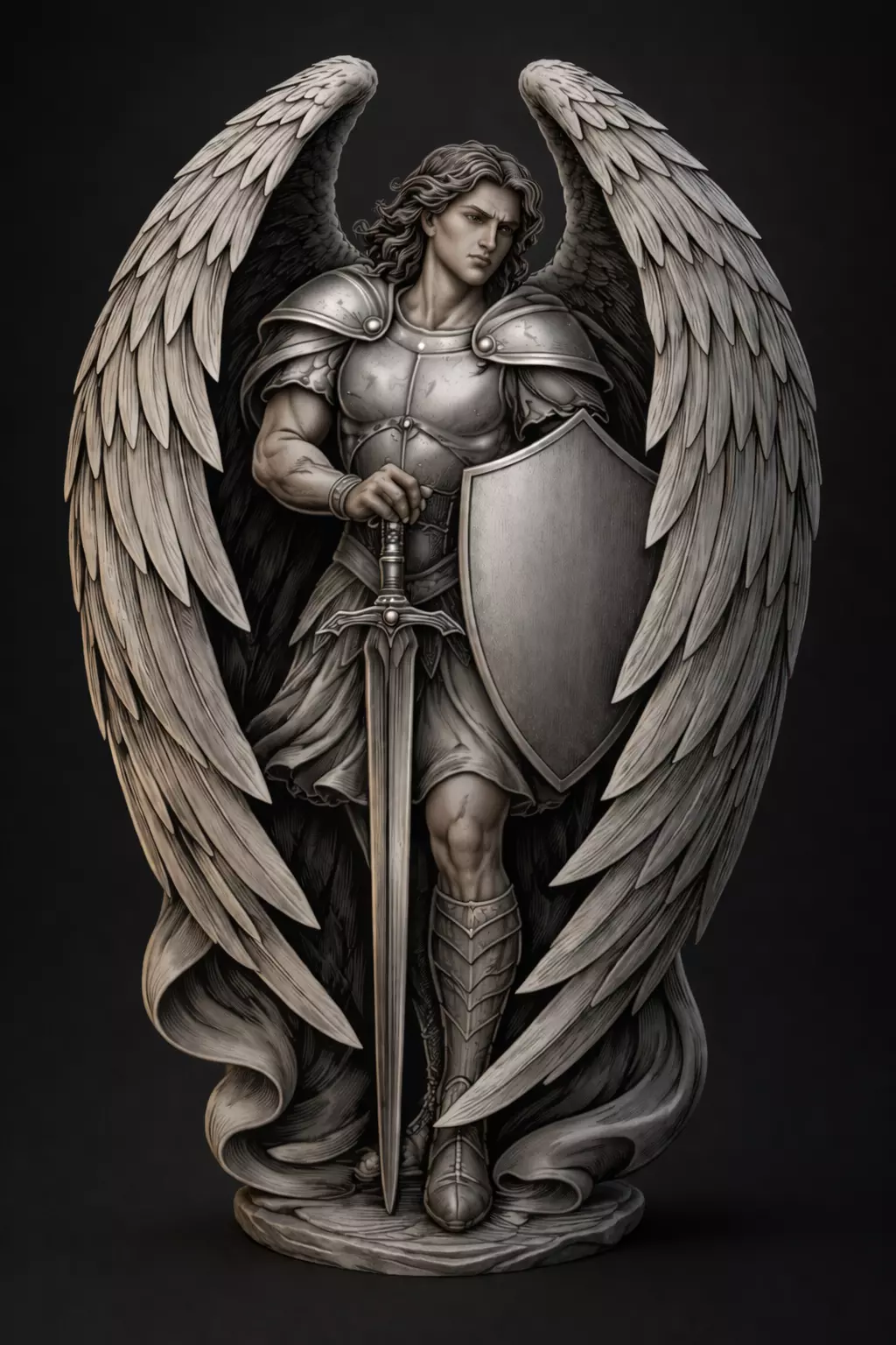 Pendant Saint Michael the Archangel Pendant Saint Michael 3D model 3D ...