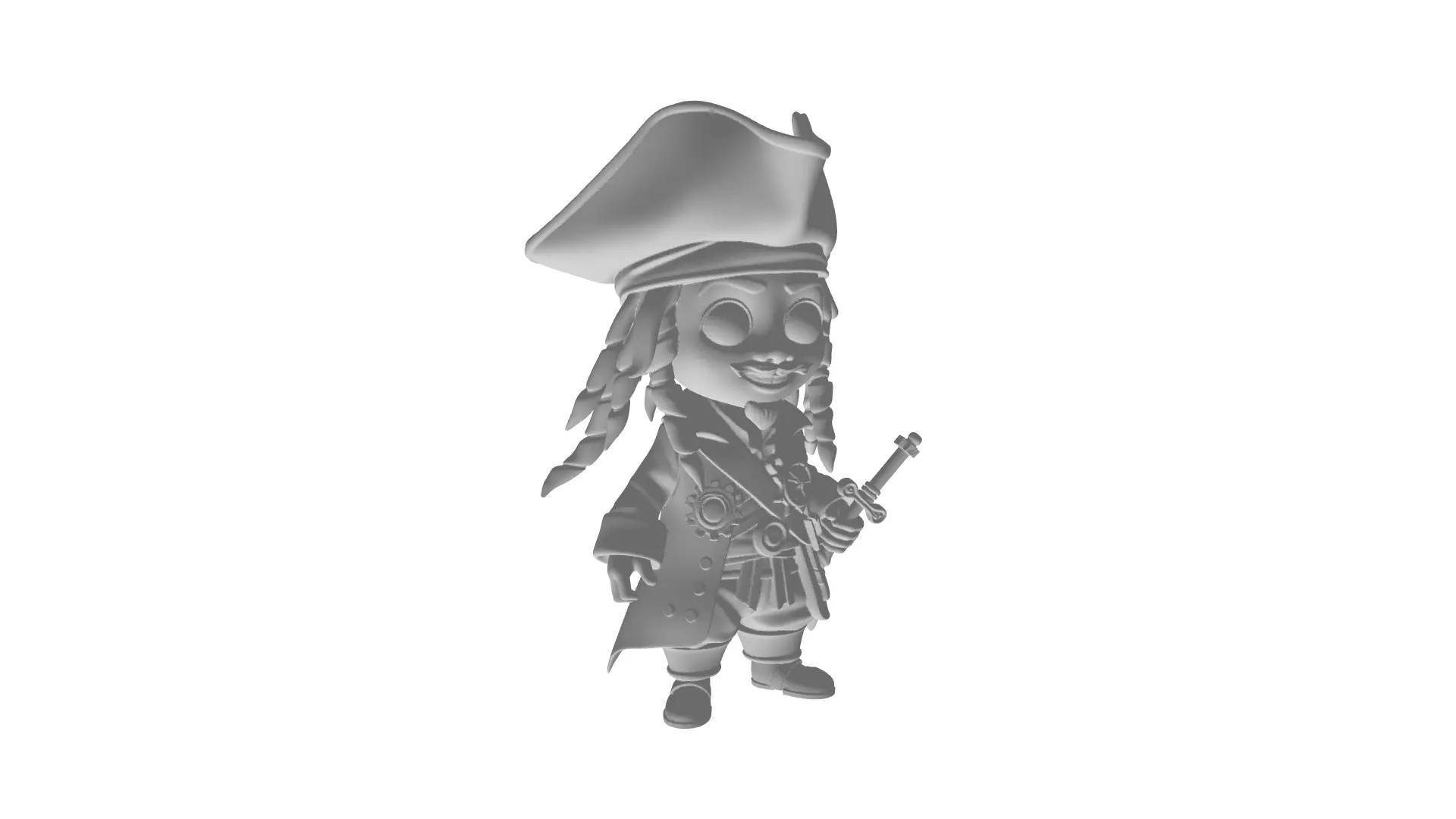 Jack Sparrow Free 3D print model
