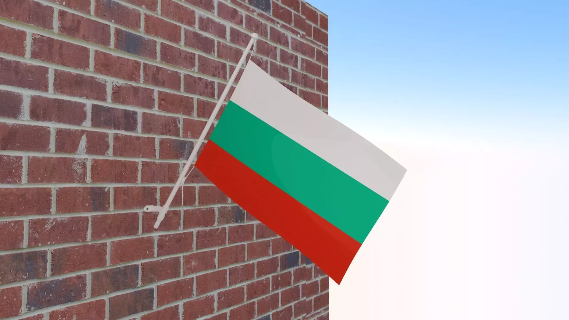 Flag of Bulgaria 3D model