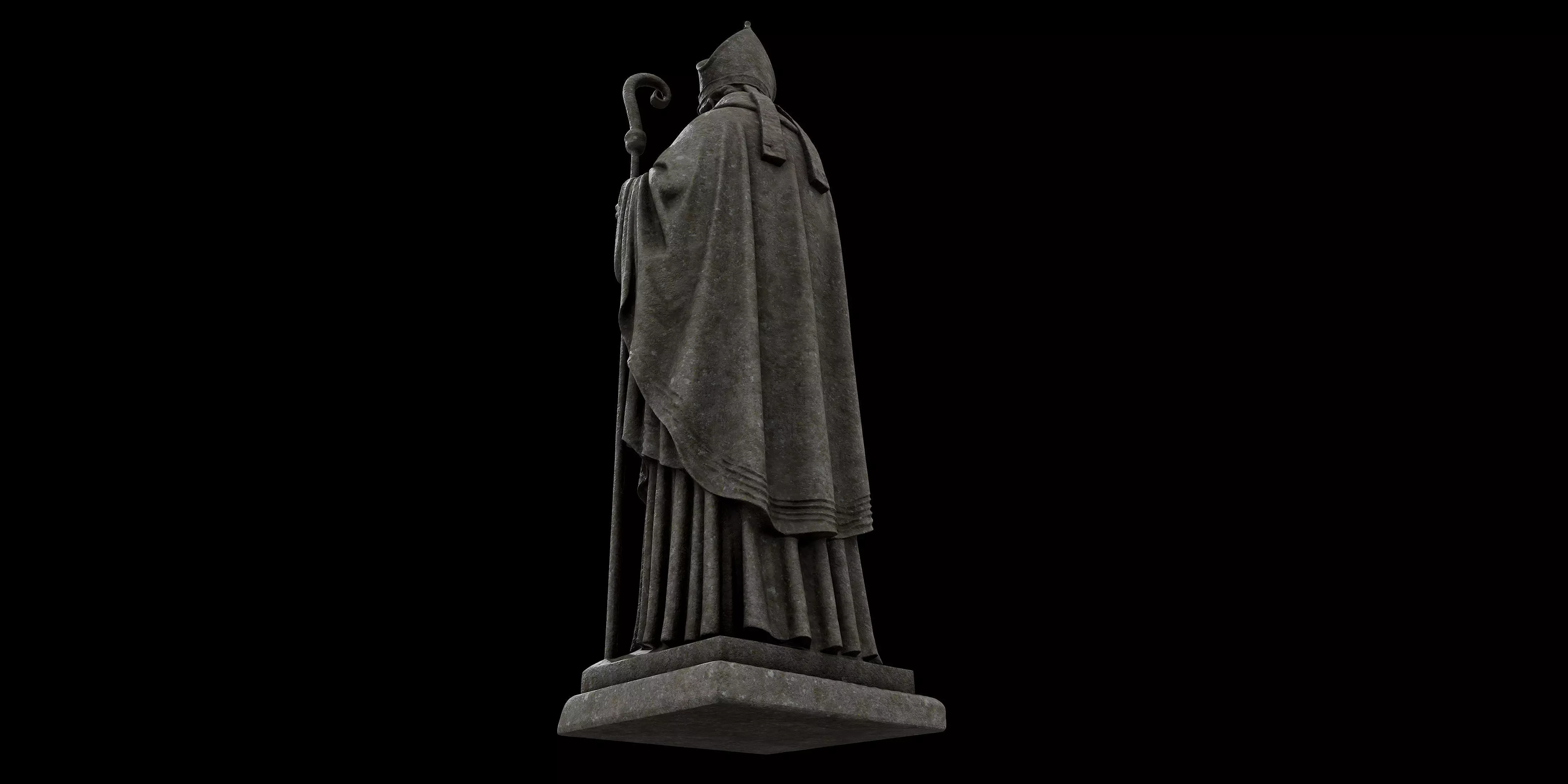 Bishop Statue 3D model