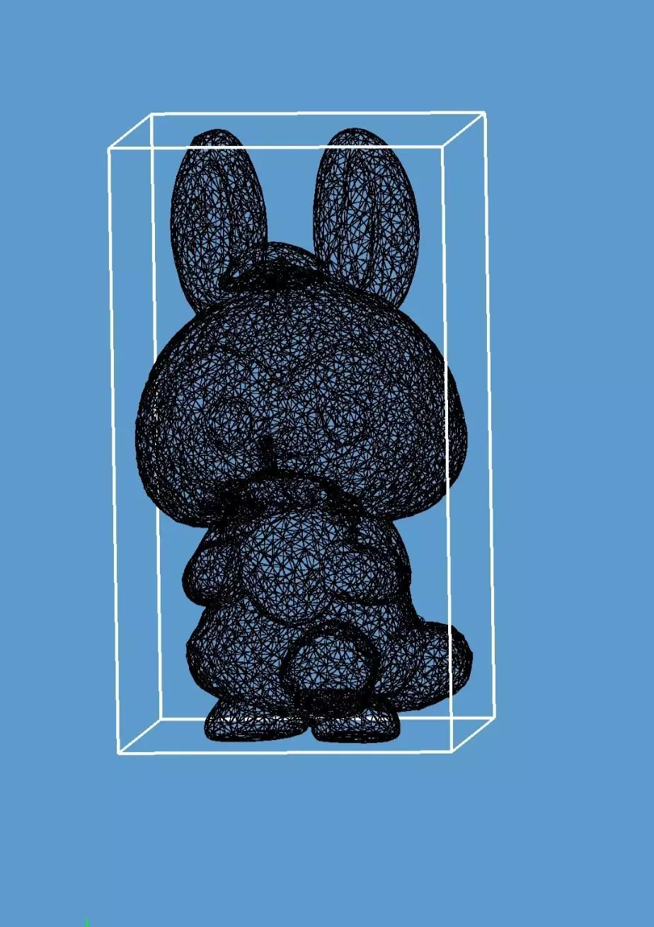 Cute Kawai Bunny wite Creature Strawberry Fantasy 3D Print Figur 3D print model