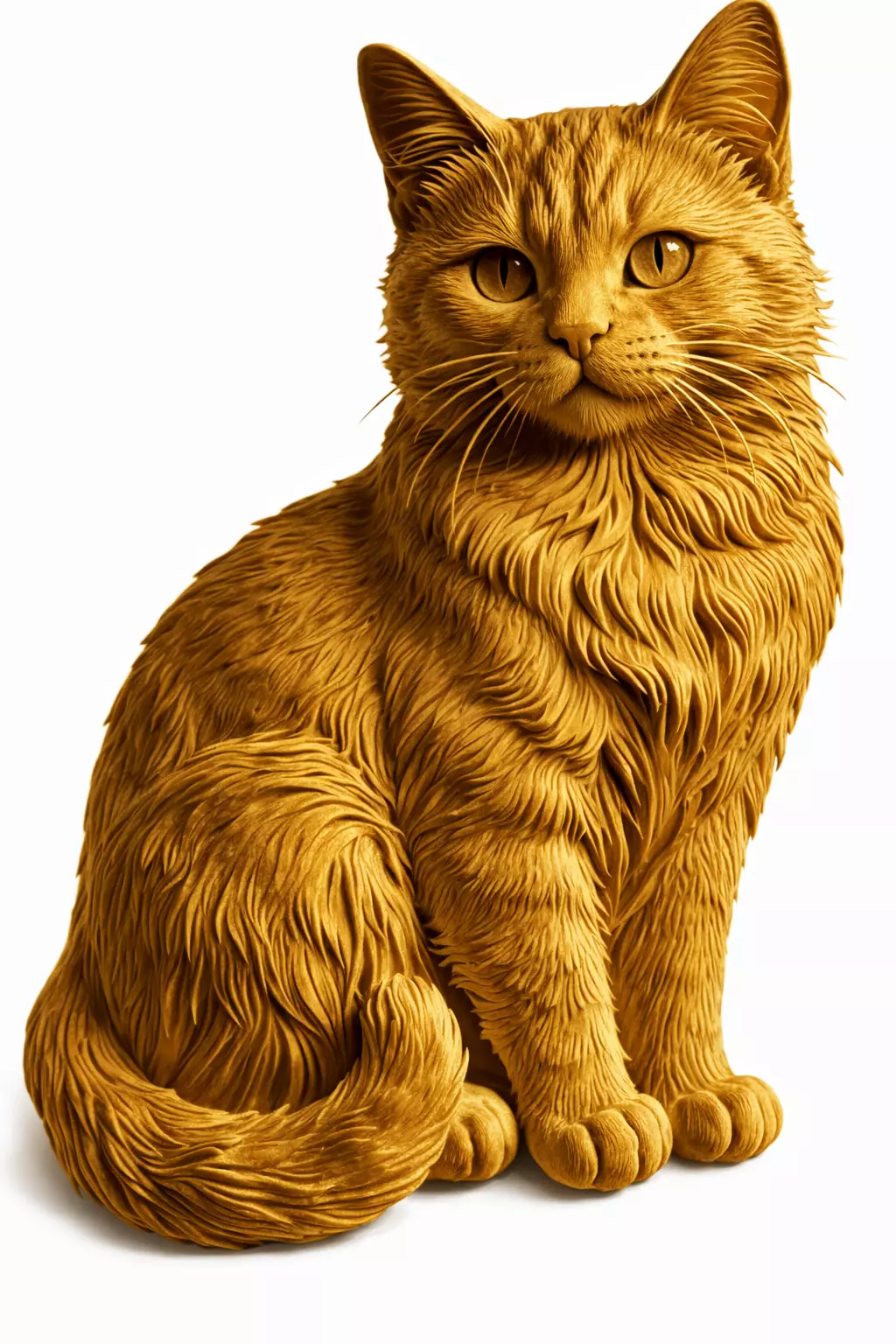 Pendant CAT Pendant Animal Pendant Gold Silve 3D print model