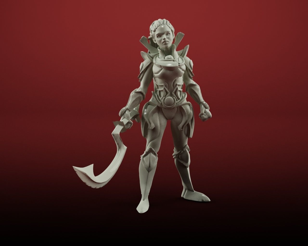 Diana League of Legends 3D print model_2