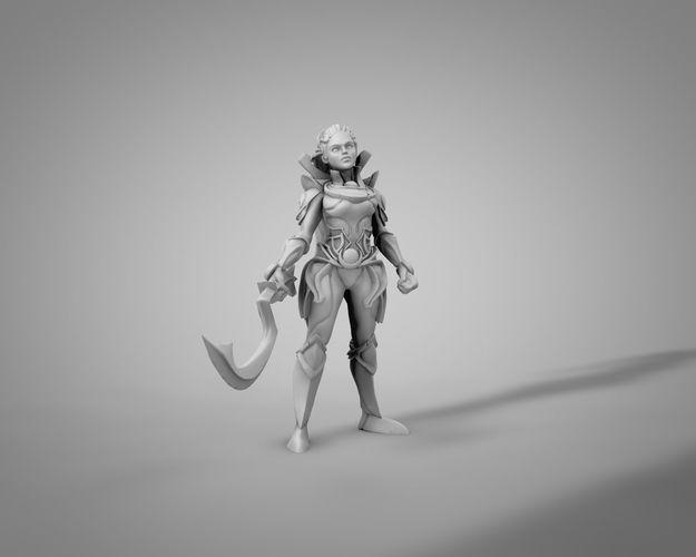 Diana League of Legends 3D print model