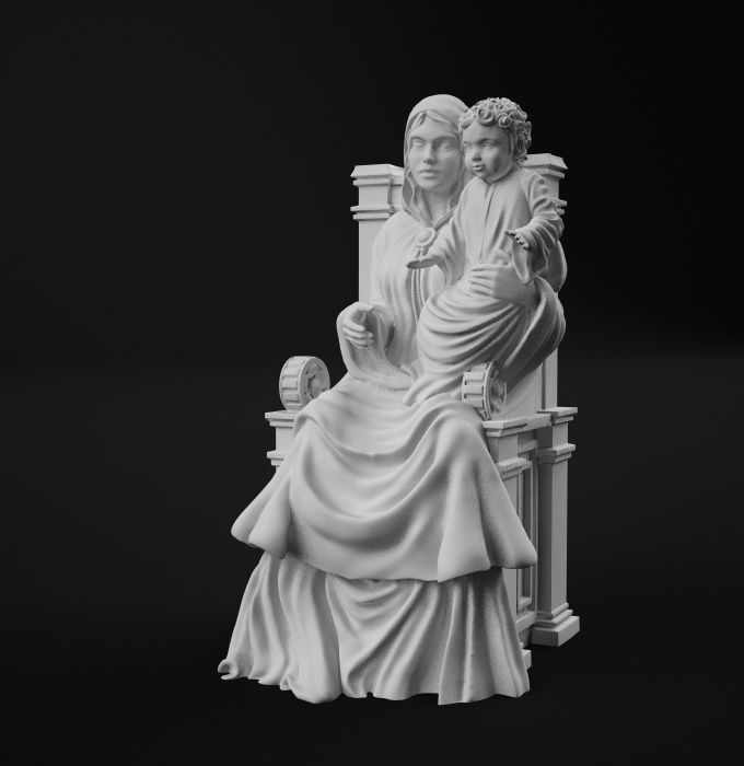 Holy family 3D print model_1