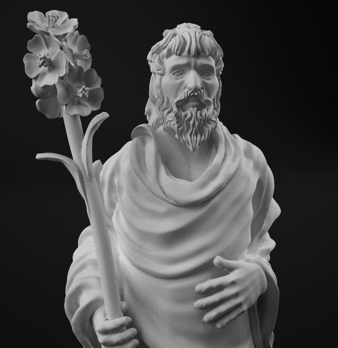 Holy family 3D print model_4