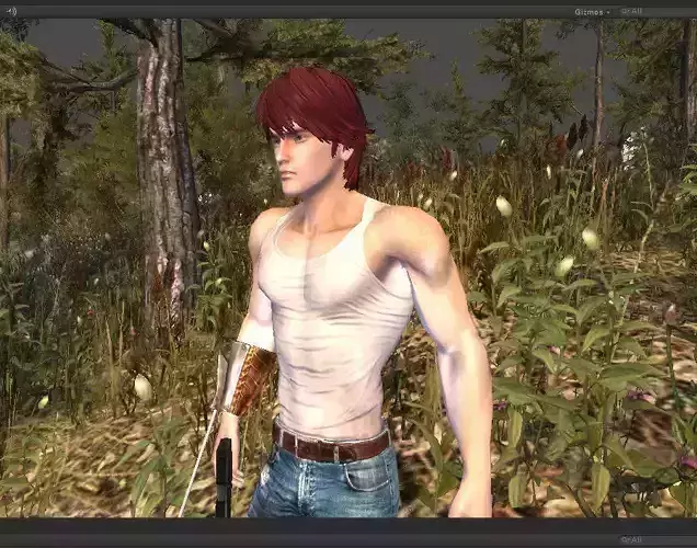 3Dfoin - Eric the Shooter  Low-poly 3D model