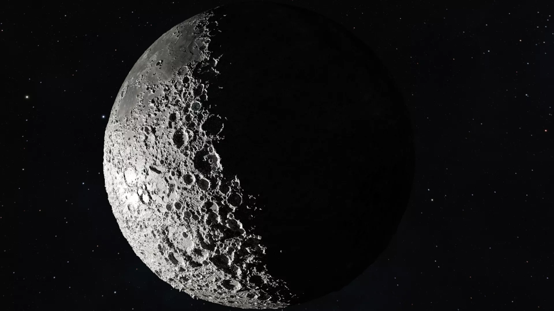 Moon 16k Low-poly 3D model