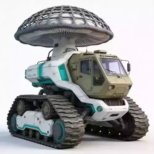Bio-Organic Explorer Rover 3D Model
