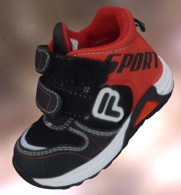 Baby shoe  Low-poly 3D model_9