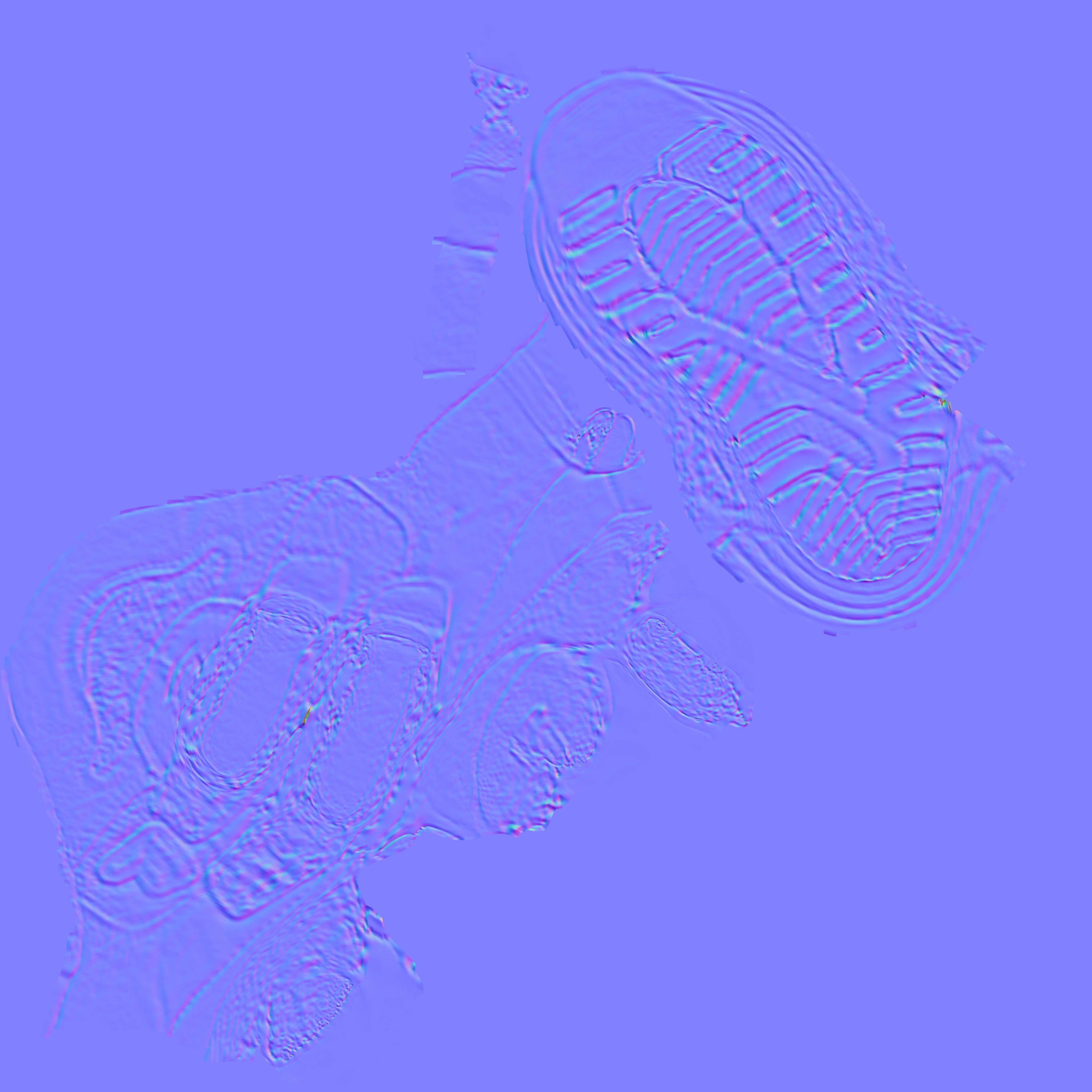 Baby shoe  Low-poly 3D model_3