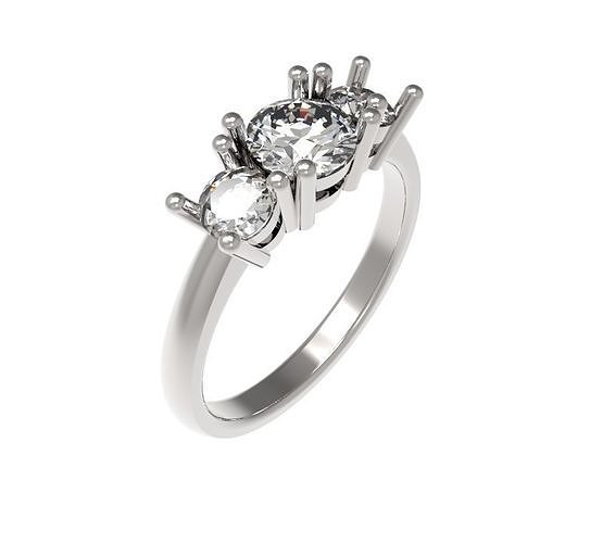 Classic Claws Set Trilogy Ring 3D print model