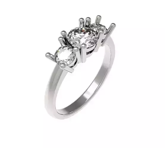 Classic Claws Set Trilogy Ring