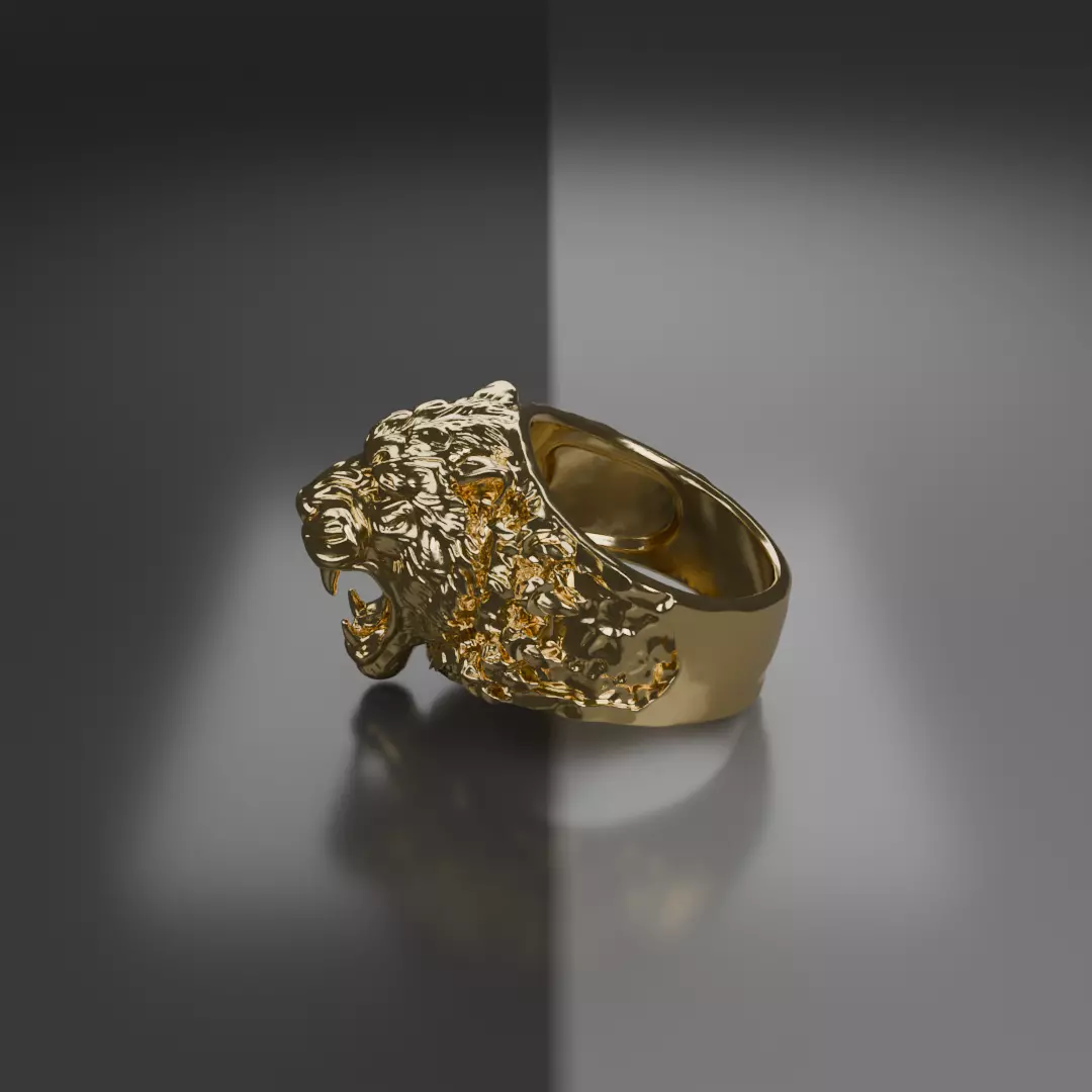 Tiger Ring 3D Model Print 3D print model