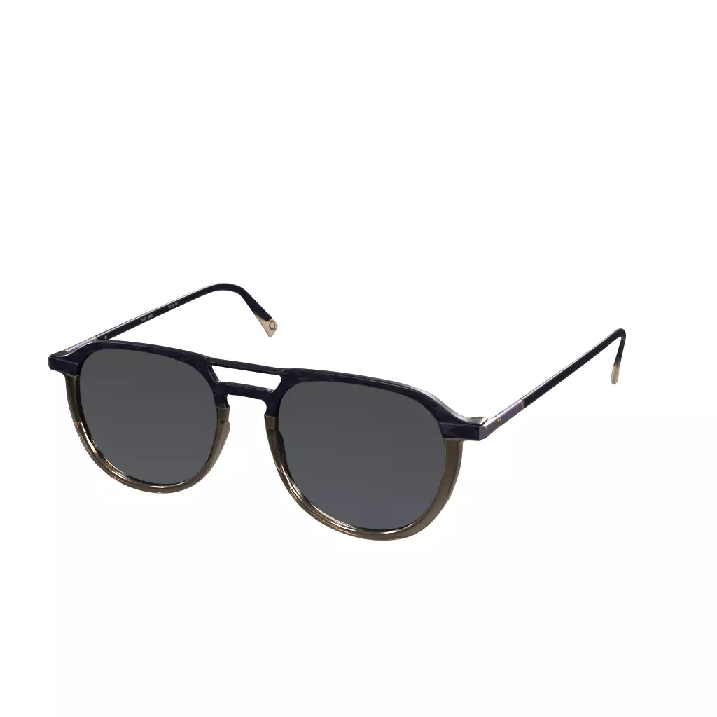 Etnia Barcelona Tulsa Clear Grey Low-poly 3D model