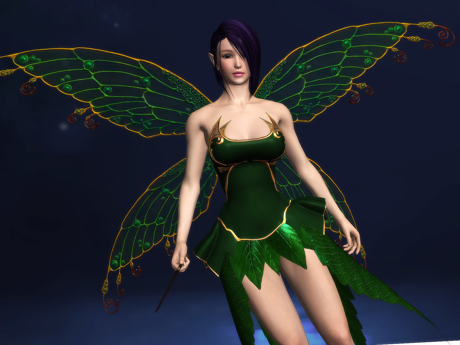 3Dfoin - Fairy Low-poly 3D model_12