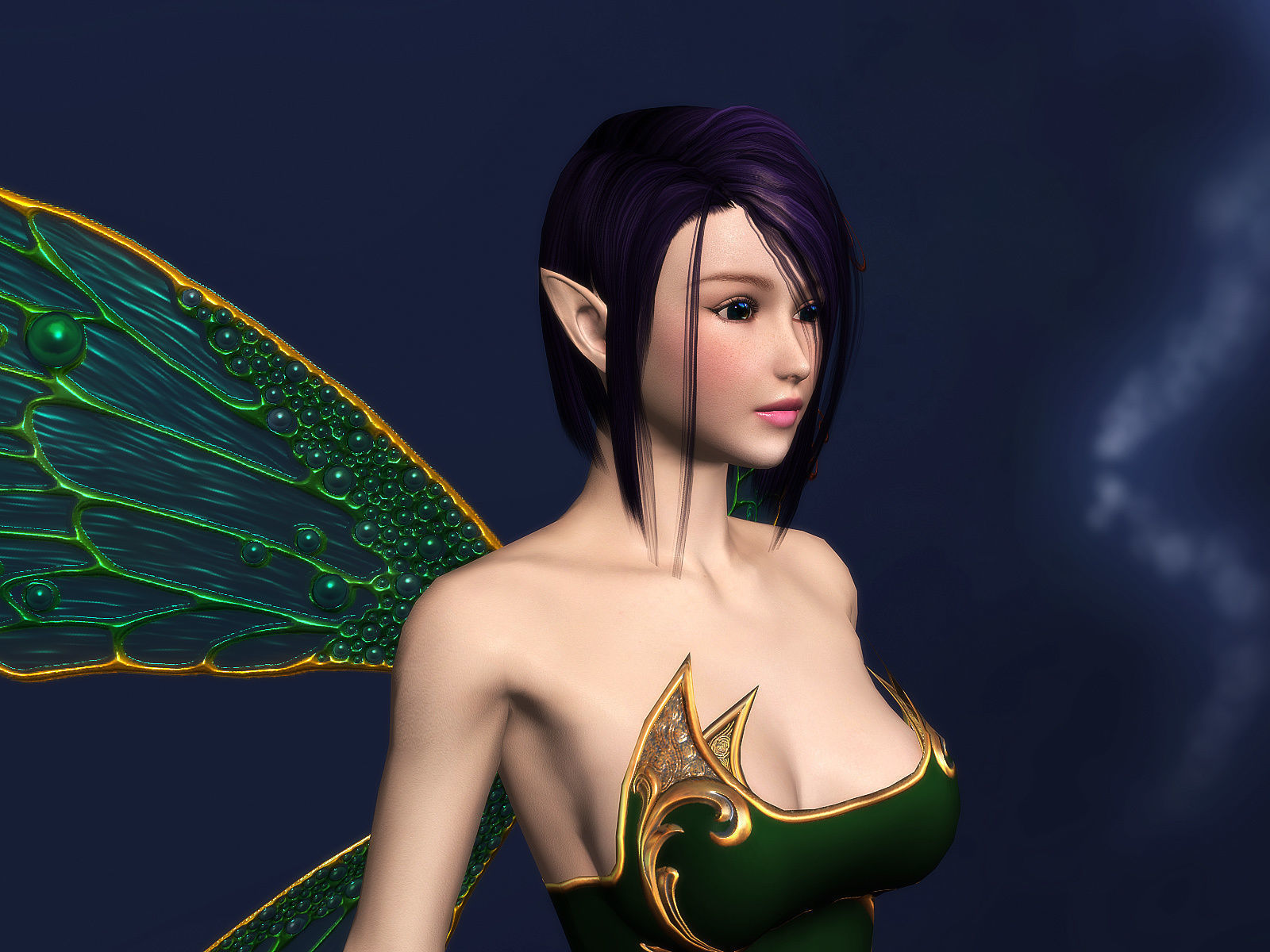 3Dfoin - Fairy Low-poly 3D model_9