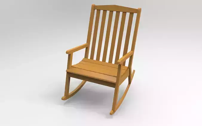 Wood Chair  3D print model