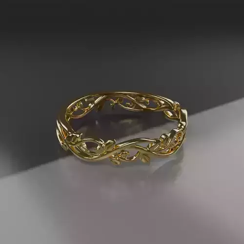 Ornate Beauty Ring 3D Print Model