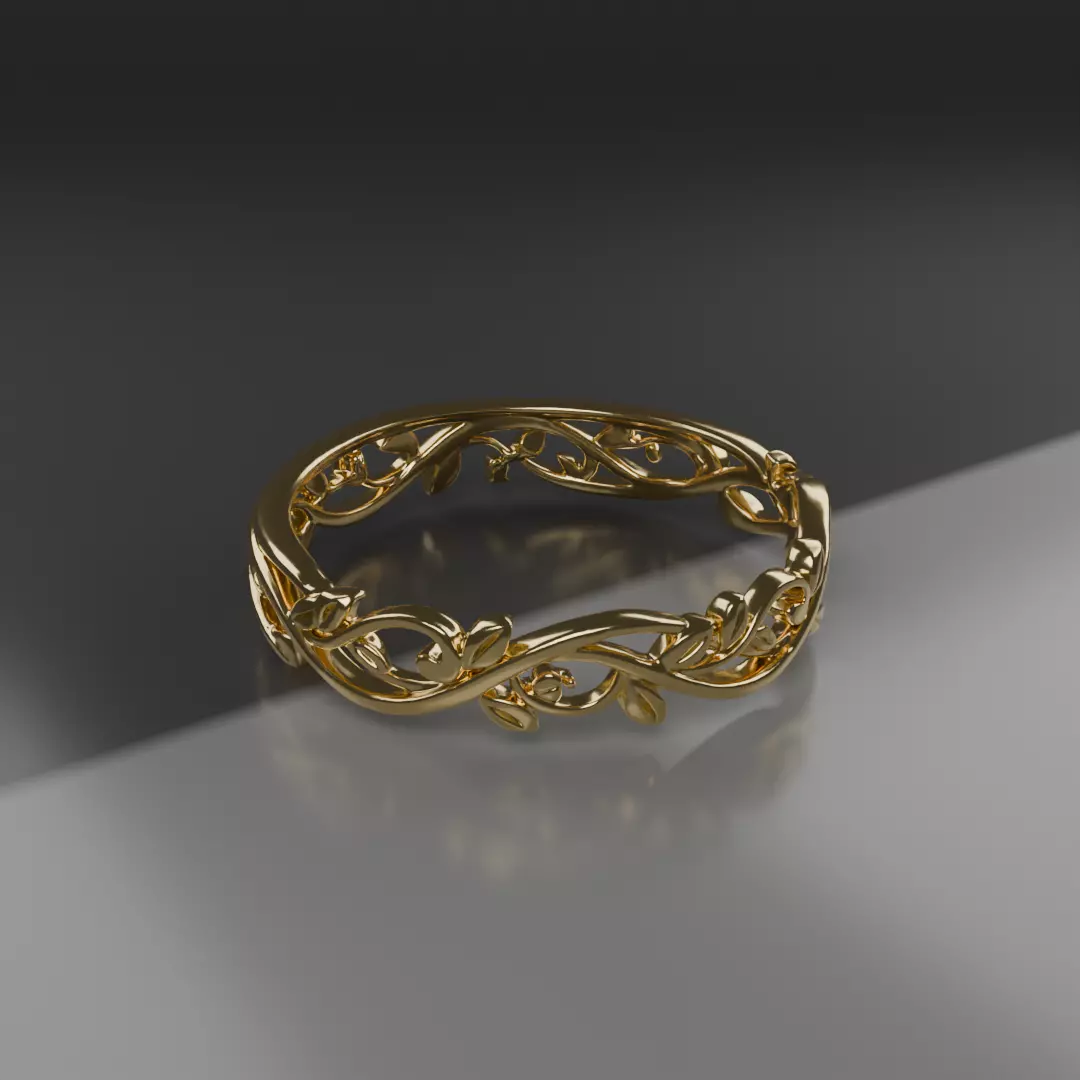 Ornate Beauty Ring 3D Print Model 3D print model