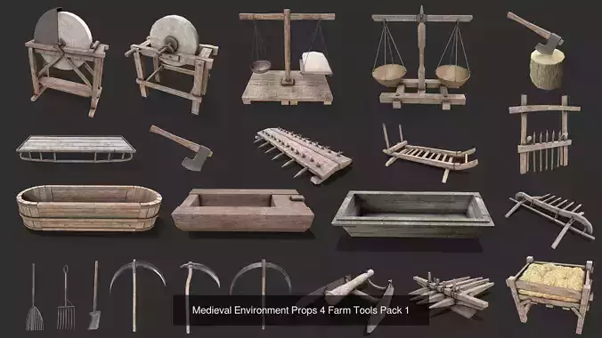 Ultimate Medieval Environment Props Collection  14 Themed Packs 6