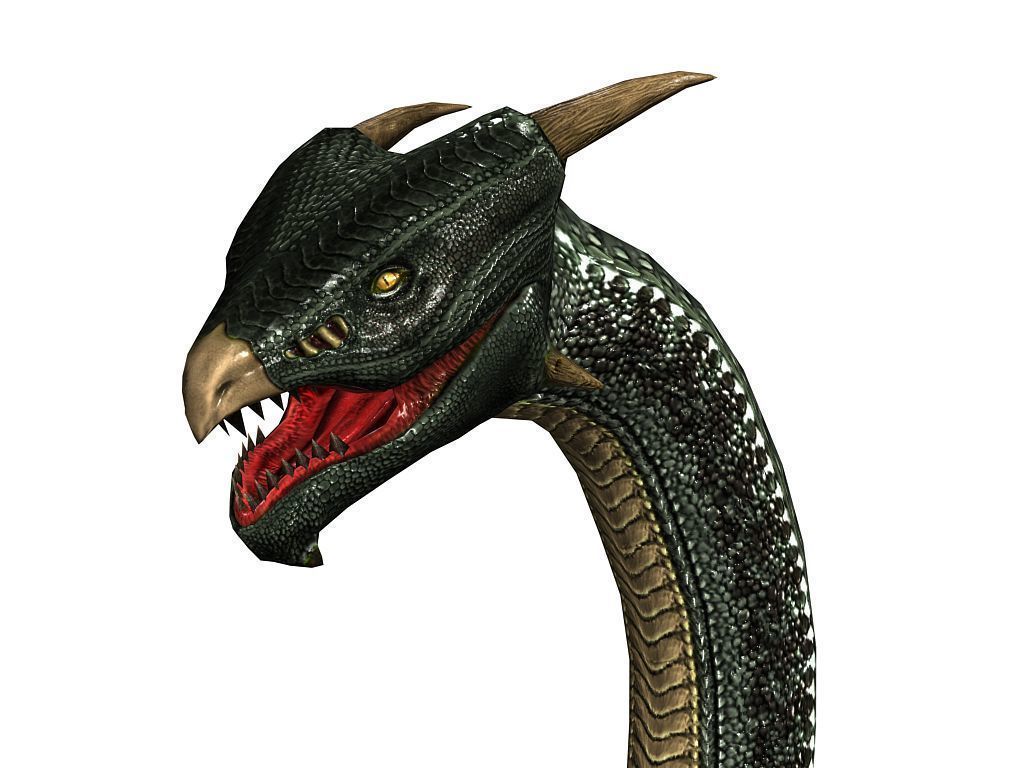 3Dfoin - Fantasy Snake Low-poly 3D model_11