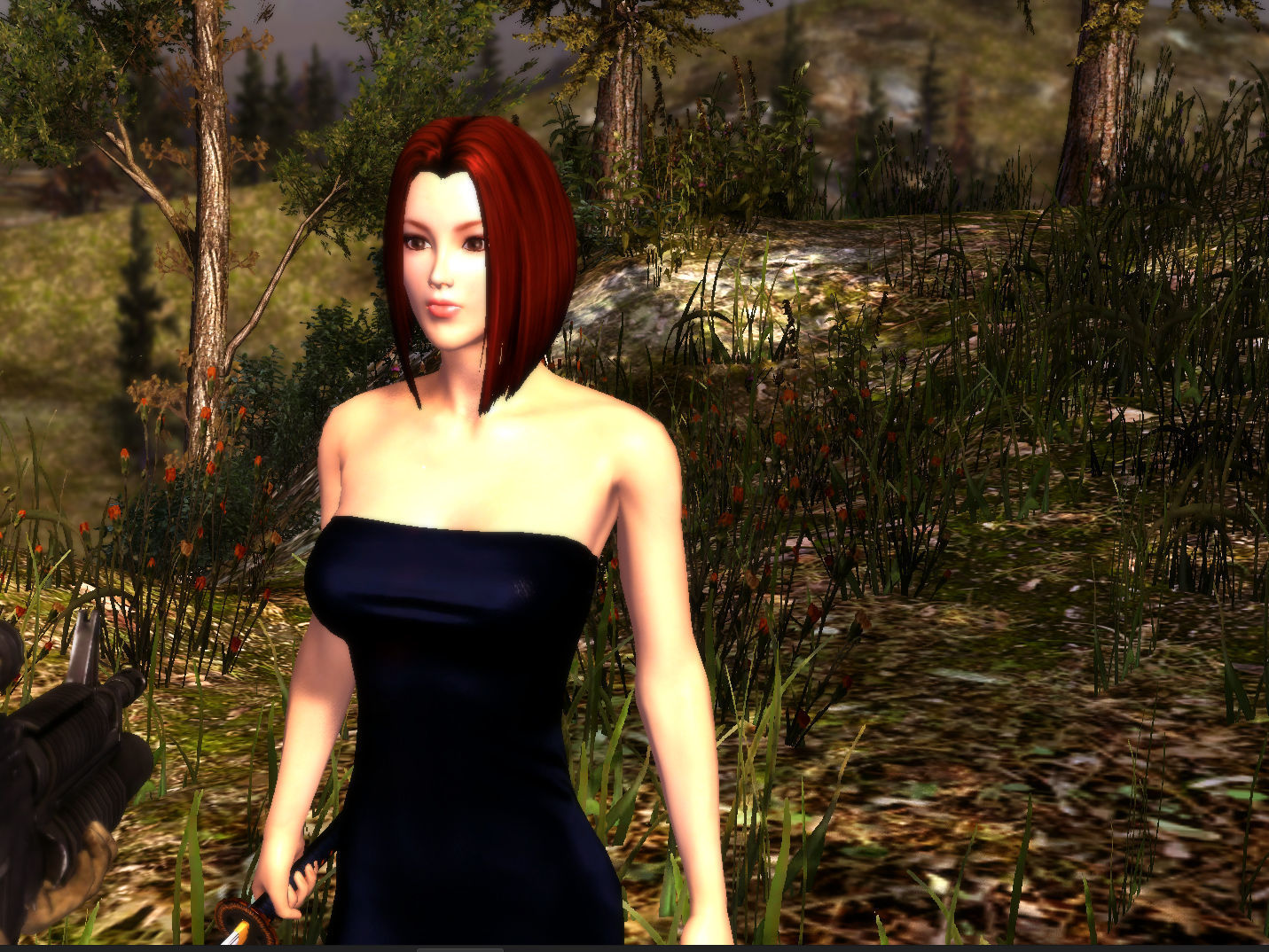 3Dfoin - Female Ninja Low-poly 3D model_2