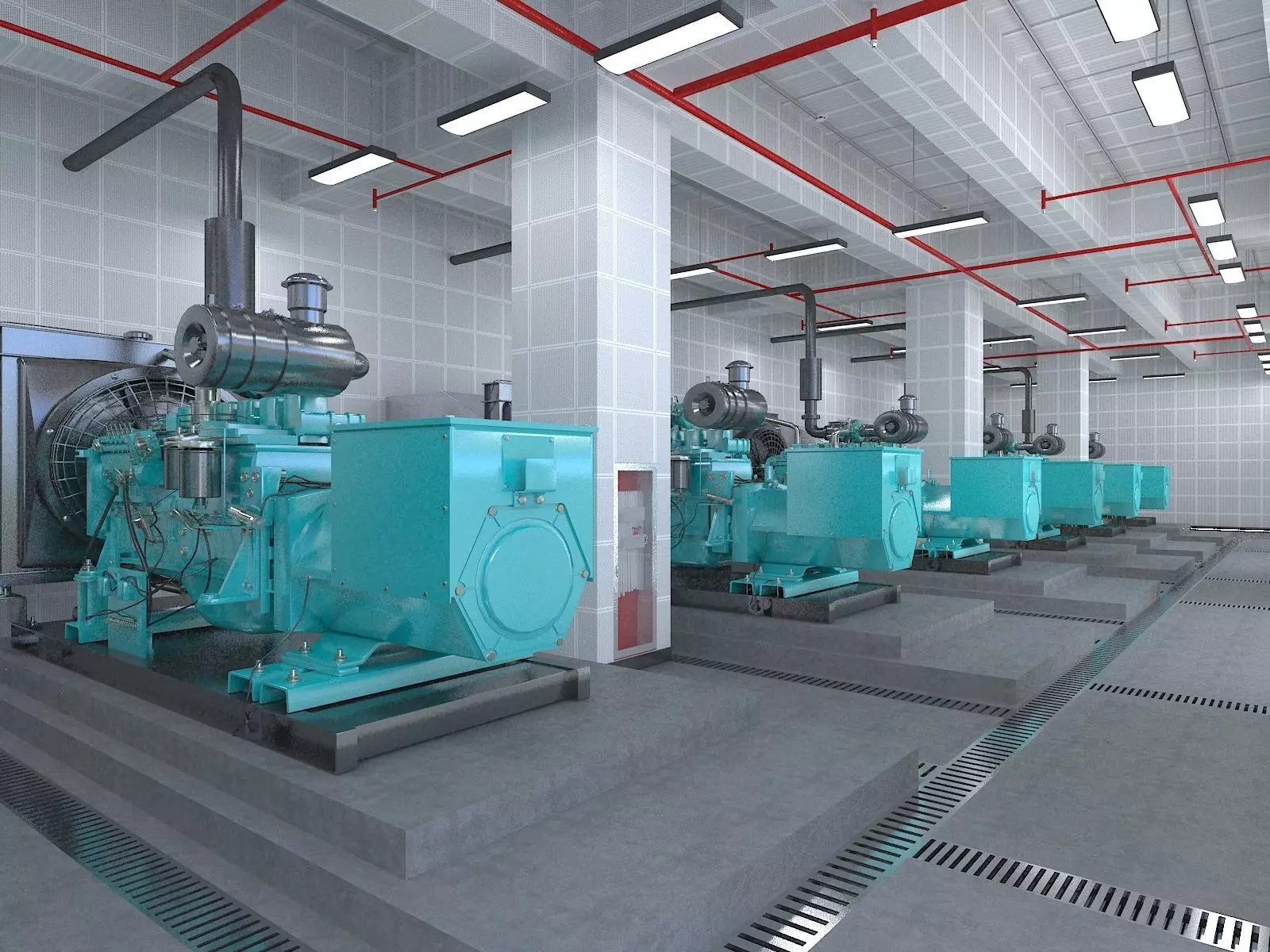 Industrial Complex 3D model