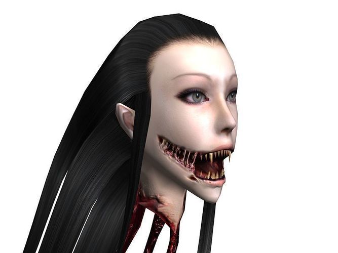 3Dfoin - Krasue Low-poly 3D model