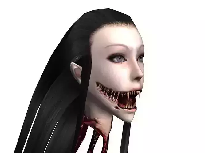 3Dfoin - Krasue Low-poly 3D model