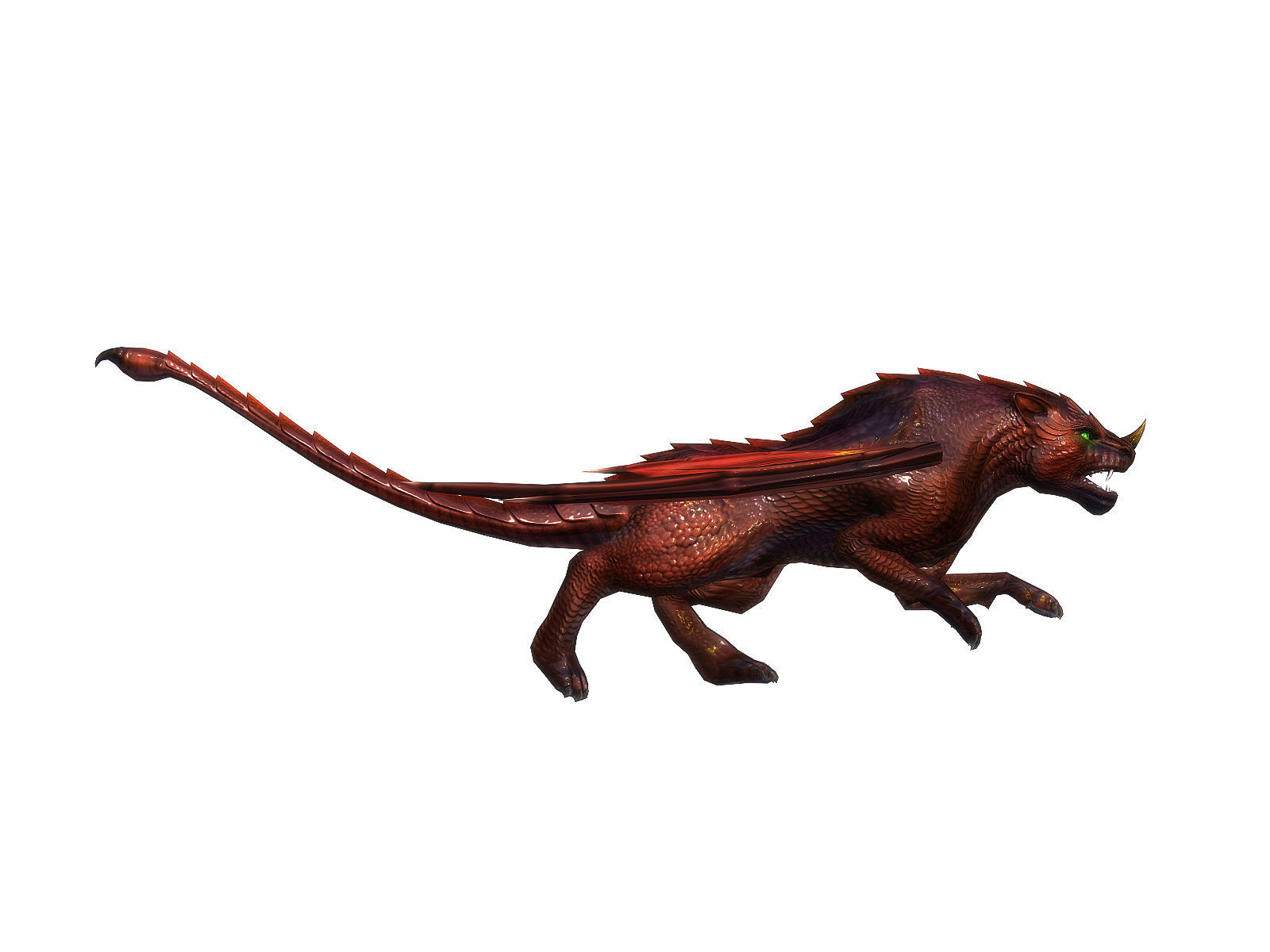 3Dfoin - Manticore Low-poly 3D model_12