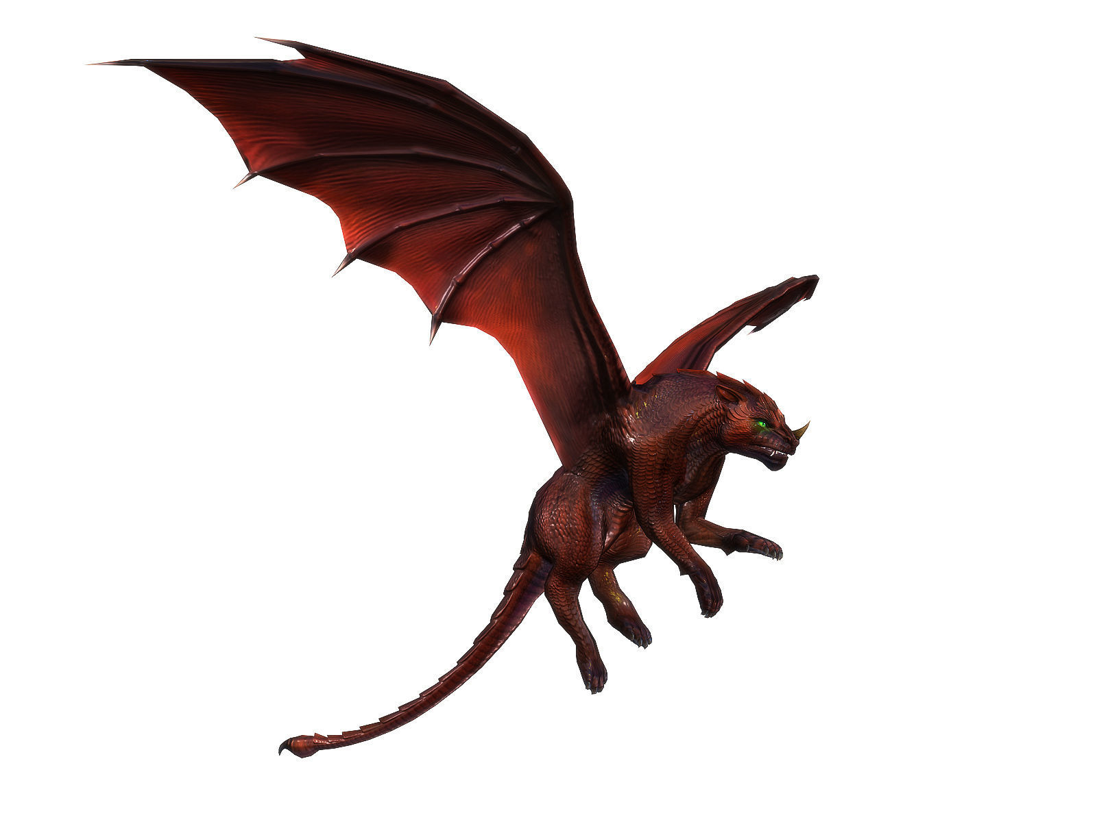 3Dfoin - Manticore Low-poly 3D model_4