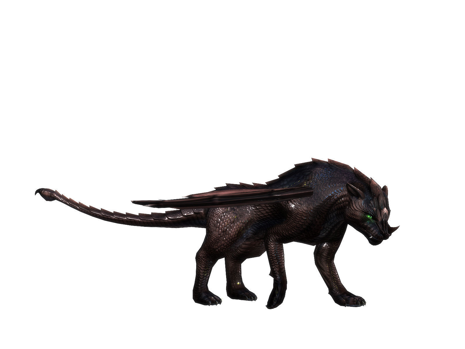 3Dfoin - Manticore Low-poly 3D model_14