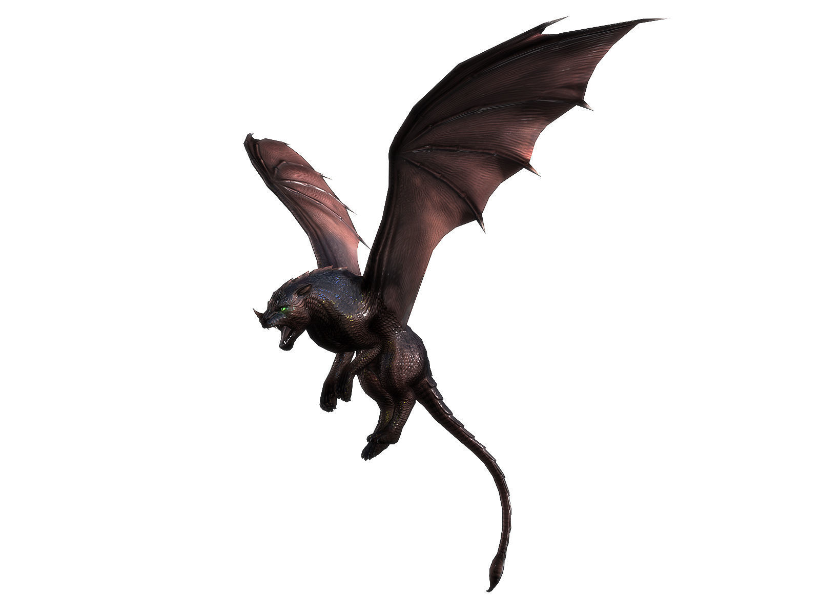 3Dfoin - Manticore Low-poly 3D model_13