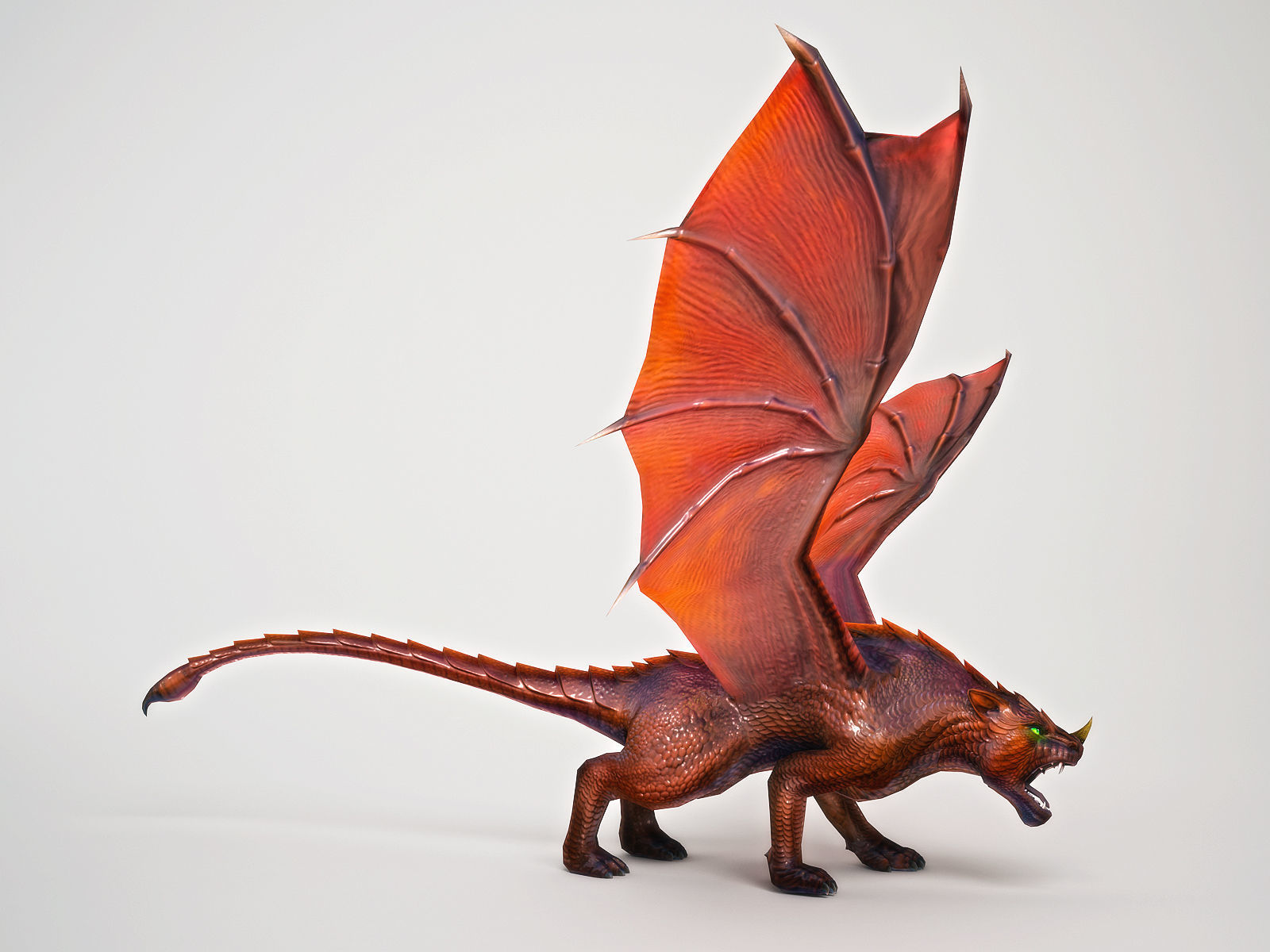 3Dfoin - Manticore Low-poly 3D model_2
