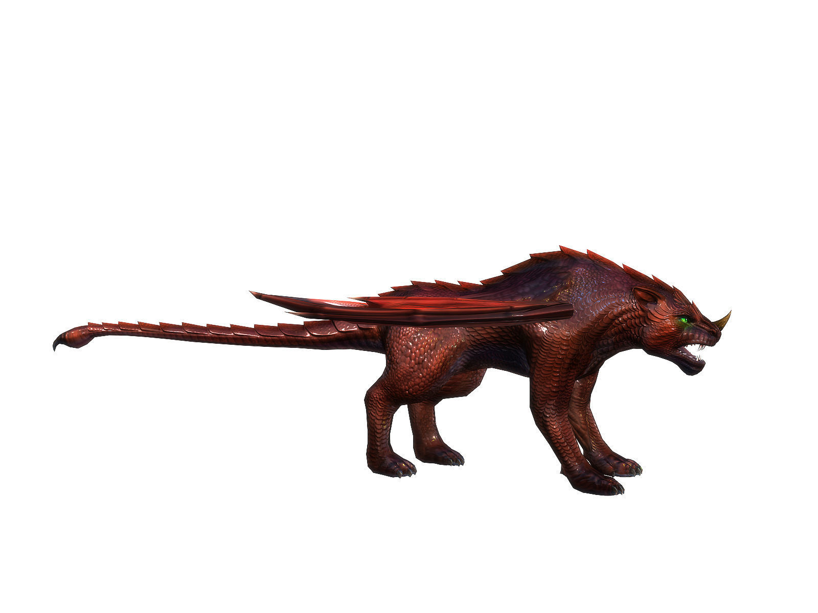 3Dfoin - Manticore Low-poly 3D model_6