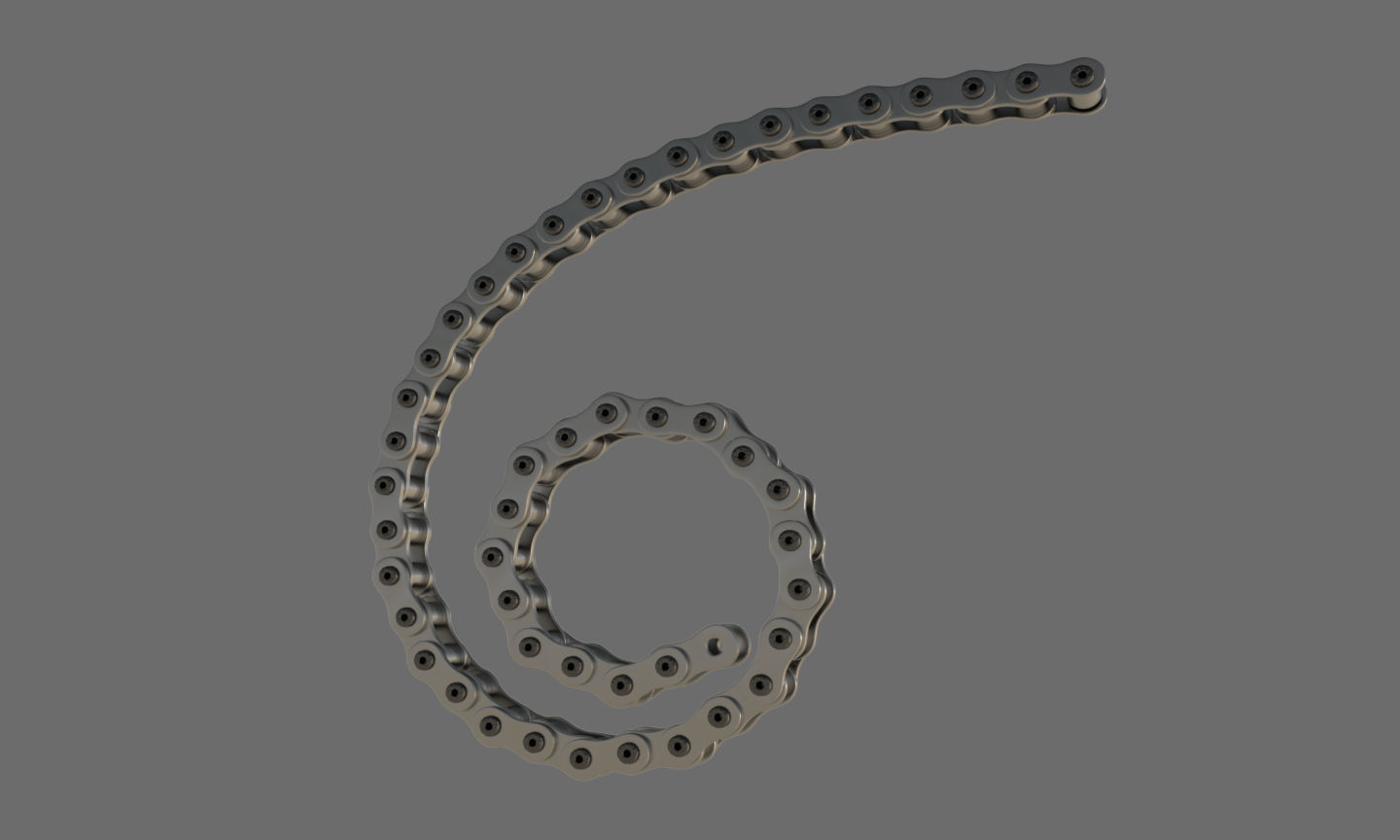 Modular Chain Link Free low-poly 3D model_2