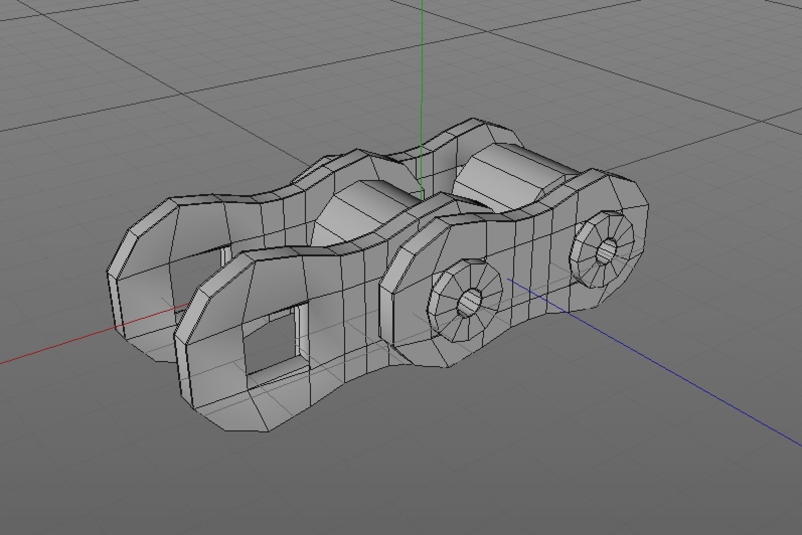 Modular Chain Link Free low-poly 3D model_3