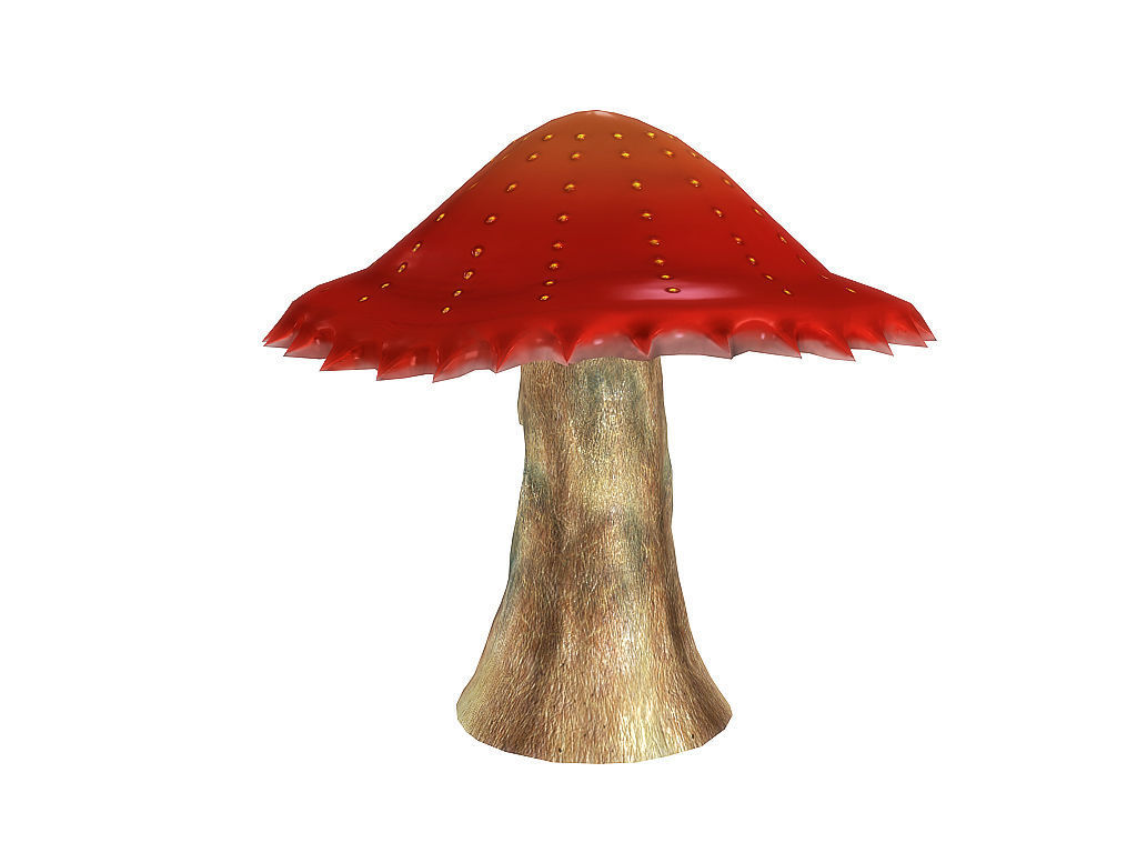 3Dfoin - Monster Mushroom Low-poly 3D model_5