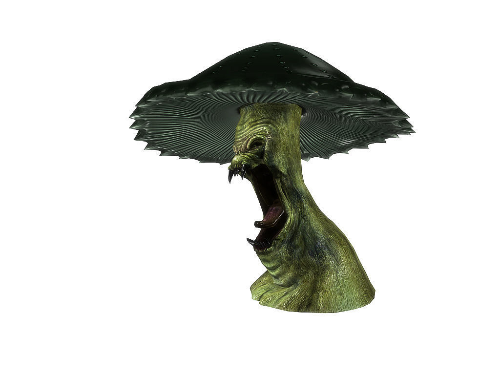 3Dfoin - Monster Mushroom Low-poly 3D model_14